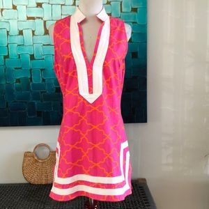 Sail to Sable Pink Cotton Shift Dress Size 2 NWOT
